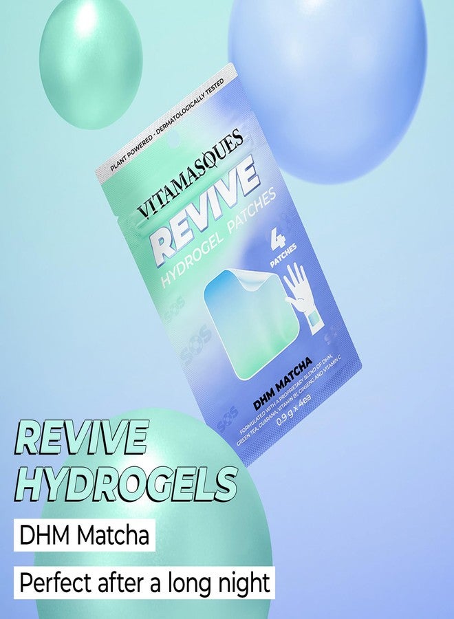 Vitamasques Recovery Patch, Reviveme Wellness Hydrogel Patch (3-Pack) - Revive Vitamin Patches with DHM, Green Tea, Guarana, & Vitamin B1 - Korean Skin Care Energy Patches for Adults - Image 2